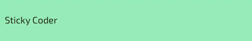 Sticky Coder